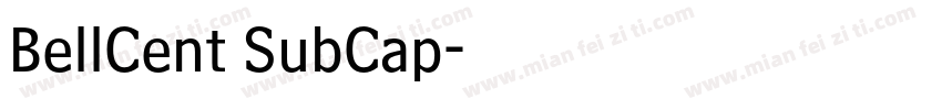 BellCent SubCap字体转换
